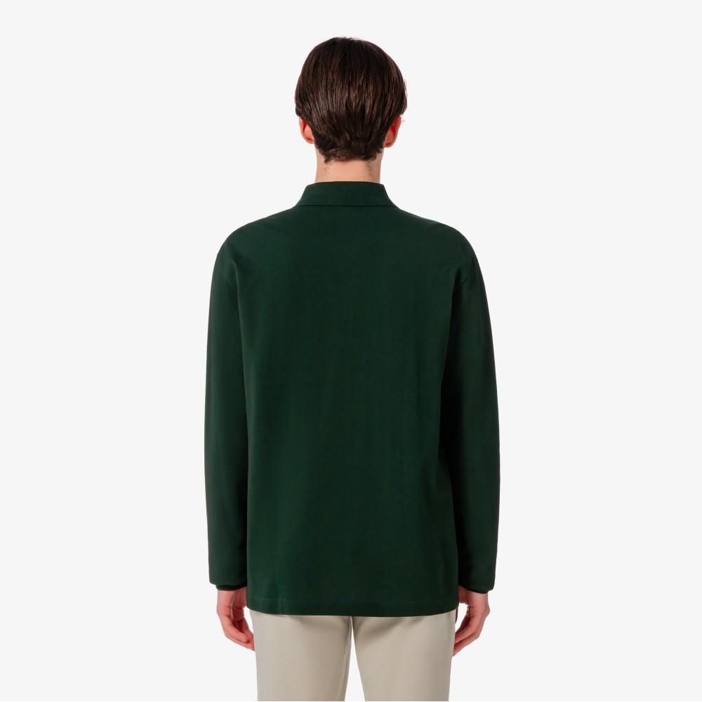 Lacoste Men's French Regular Fit Basic Long Sleeve Polo Shirt PH732E-56GYZP
