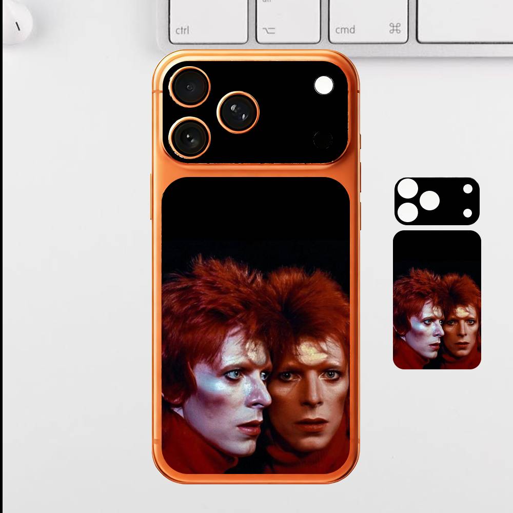 

D-David Singer B-Bowie Back Cover Decal Protective Sticker For Iphone 17 Pro Max Skin Sticker Back Protective Decorative Sticker iPhone17promax