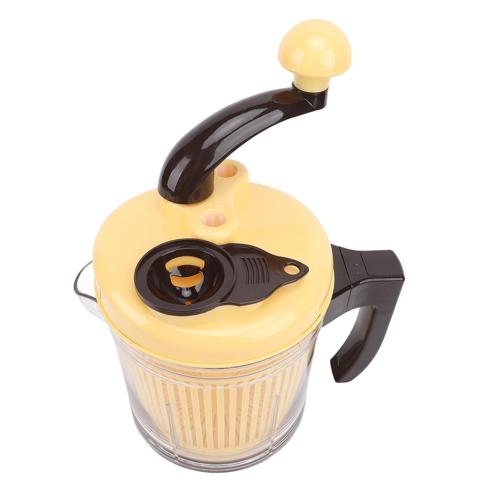 Food Processor with Filter Basket 2500ml Silent Three Gear Multi Functional Manual Meat Grinder Vege