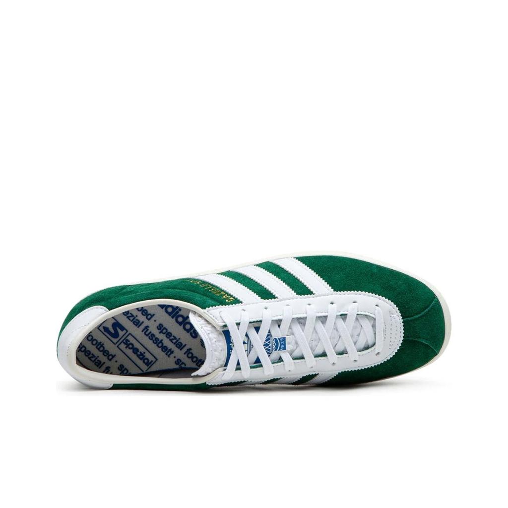 adidas Gazelle Spezial Donkergroen Heren Sneakers Wolk-Wit Off-White IF5787