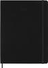 Moleskine Classic 12 Month 2025 Weekly Planner, Hard Cover, XL (7.5" x 9.75"), Black, 144 pages
