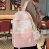 Schoolbagins Wind School Bag Female High Value Butterfly Leisure Campus Backpack Junior High School Primary School Student Korean Backpack