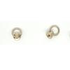 Zinc Alloy Ear Buckle Monk Head Ring with Nipple Stud for Phone Cases