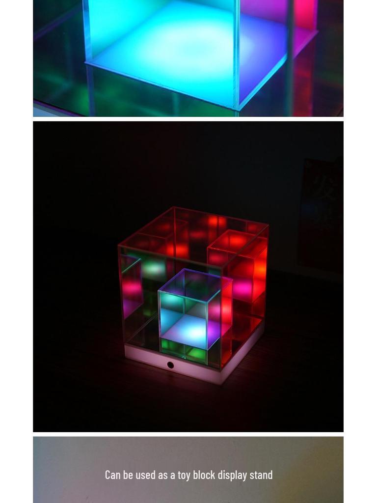 Tangrui Gravity Cube: Colorful Night Light for Creative Desk Setups - Personalized Birthday Gift