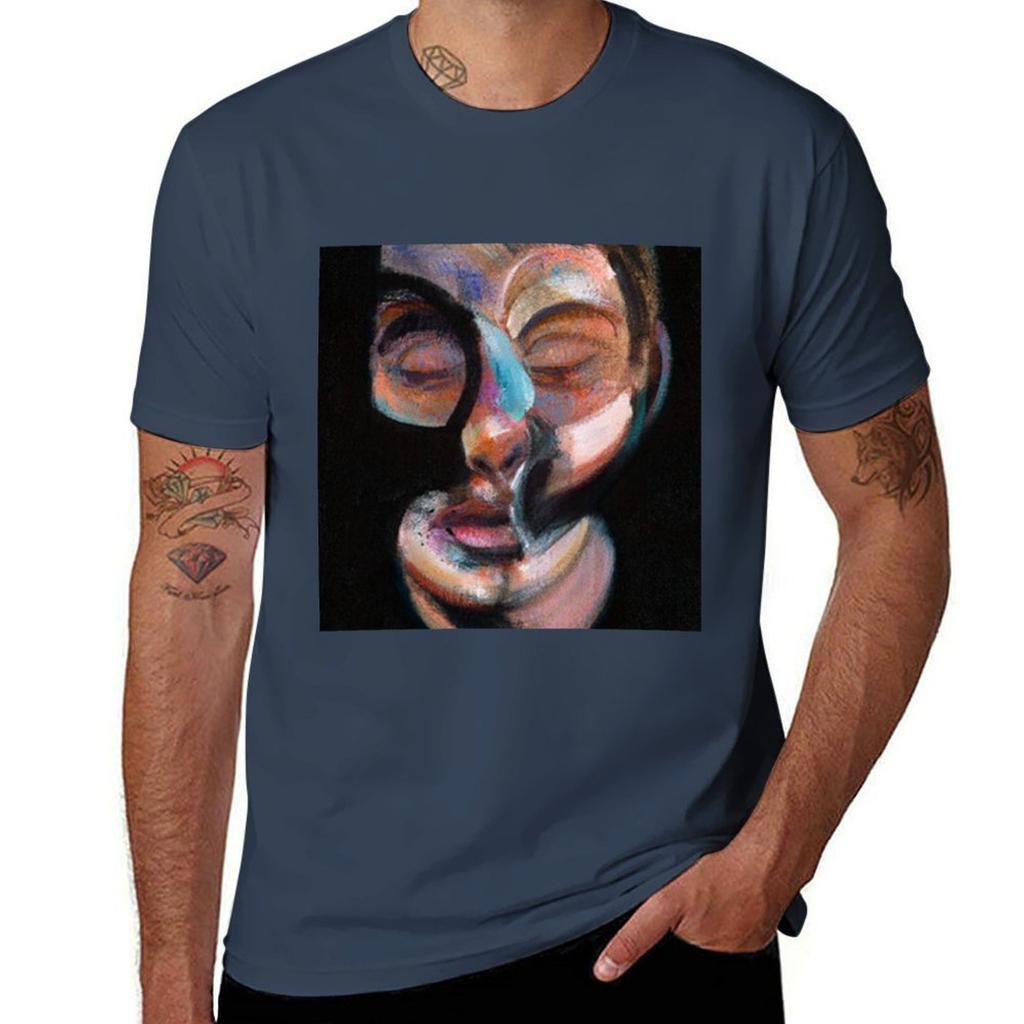 Francis Bacon 1970s Original Paintings Tshirt Basic Simple Design Short Sleeve Shirt