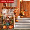 1pc Happy Autumn Scarecrow_ Pumpkin_ and Maple Leaf Thanksgiving Garden Flag_1 (1)- Outdoor Garden Flag Double-sided Home Decoration Courtyard Decorat