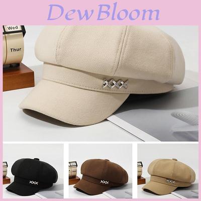 Retro French Style Octagon Hat For Women With Breathable Warmth For Fall And Winter