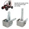 1 para M16 Przednie zwrotnice prawe lewe stop stalowy wspornik wrzeciona zestaw pasuje do 110cc 125cc 150cc 200cc 250cc gokart