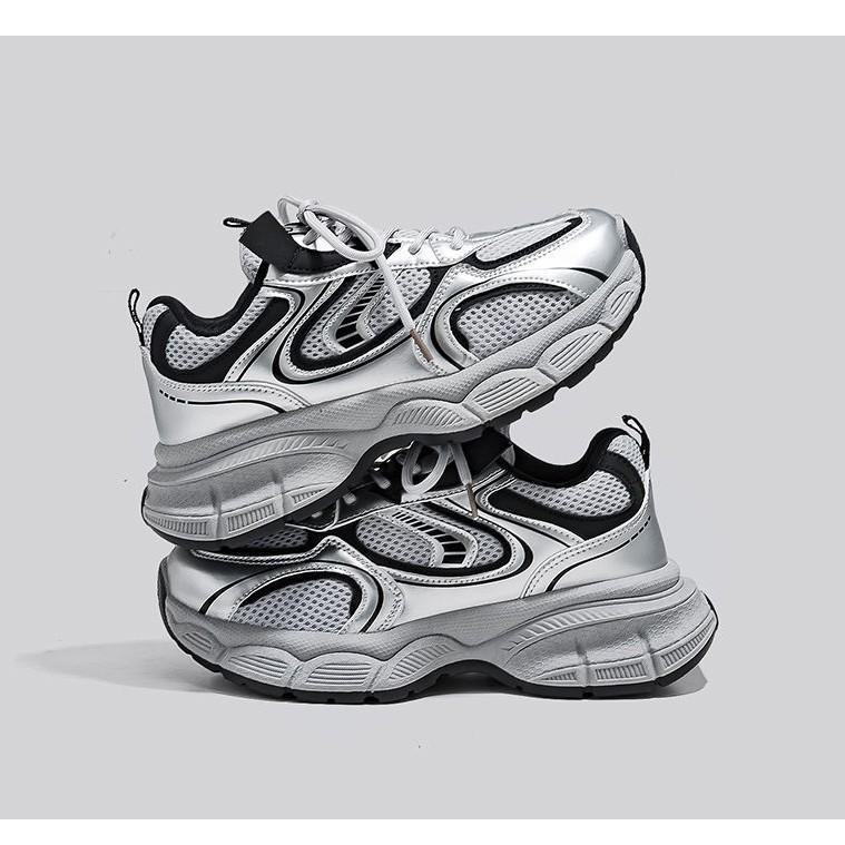 Internet Celebrity Dad Shoes Women Super Fire 2025 New Spring and Summer Thick-soled High-top Small Height-increasing Casual Shoes