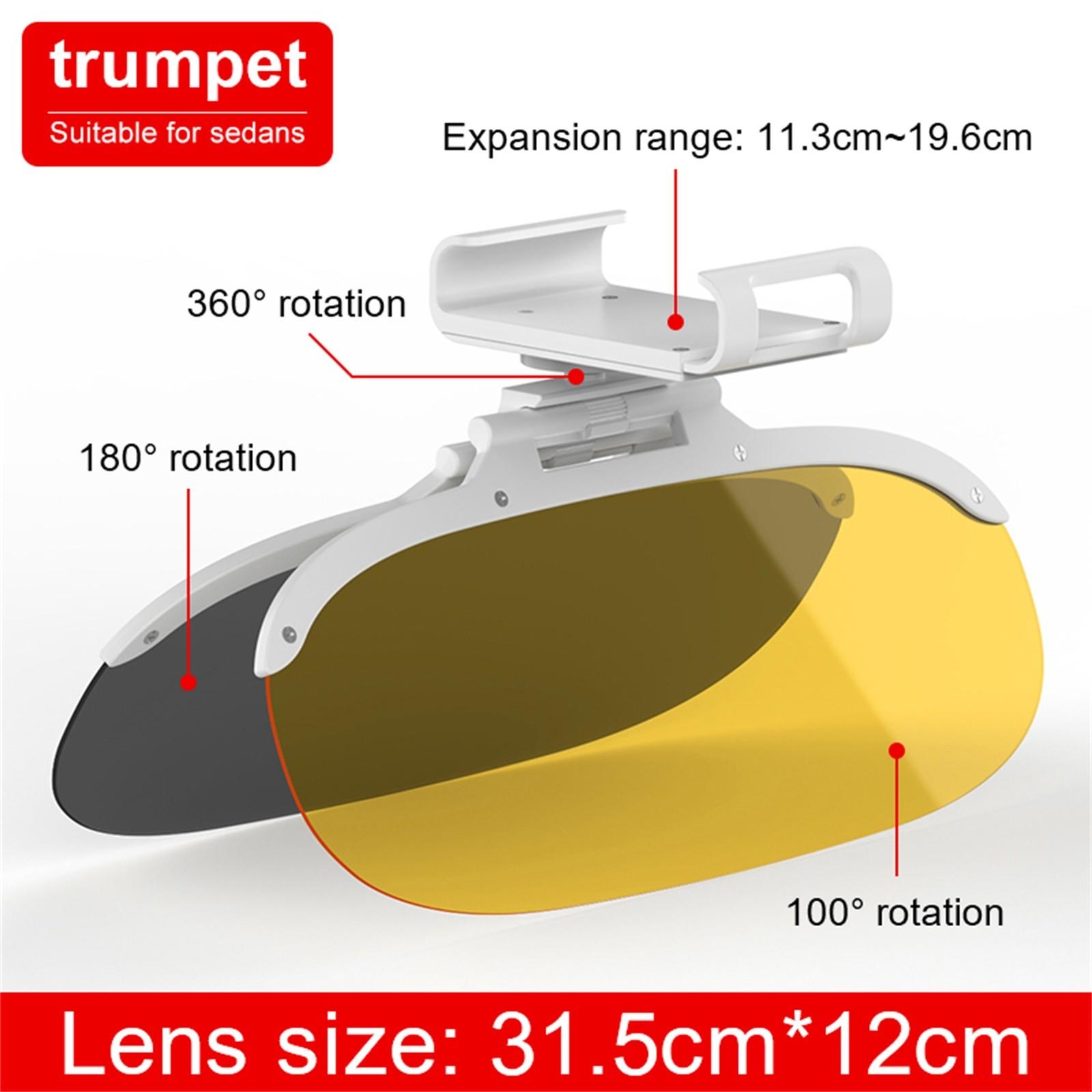 

Автомобильные принадлежности Антибликовое зеркало Антиультрафиолетовое Отражающее солнечный свет Пластиковый Акриловый солнцезащитный козырек Коммерческий автомобиль Универсал Минивэн One Size