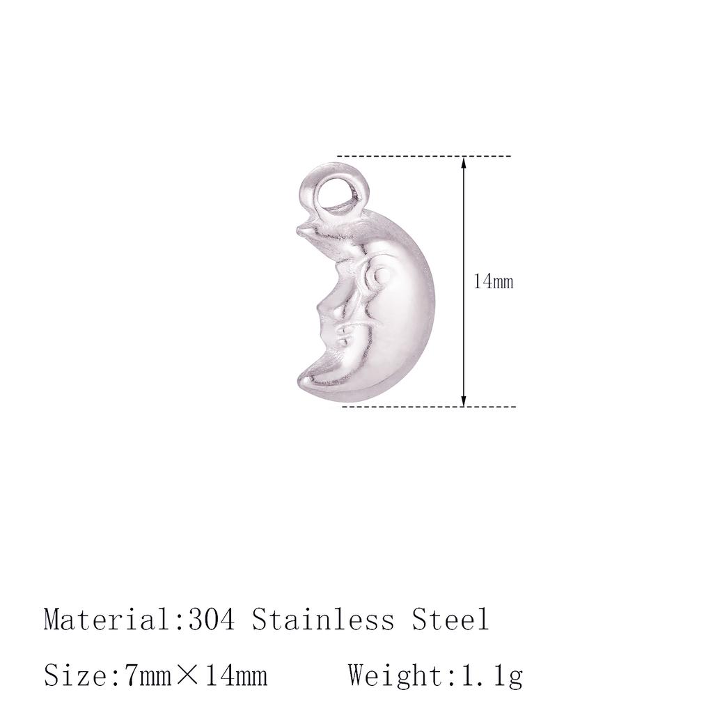 3Pcs Bee/Violin/Coconut Palm/Hearts Charms Stainless Steel Necklaces Bracelet Pendants Handmade Craft DIY Jewelry Making Finding