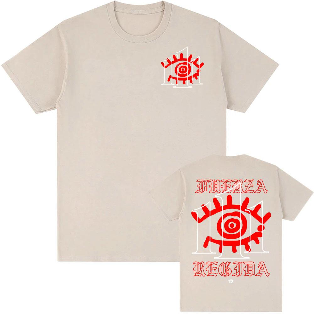 Fuerza Regida 111XPANTIA 2025 T-shirt Summer Round Neck Male Tshirts Cotton Tees Casual Unisex Streetwear Hip Hop Men Women Clothing