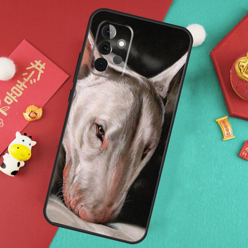 Bullterrier Bull Terrier Dog Case For Samsung Galaxy A52 A32 A12 A14 A34 A54 A51 A71 A53 A33 A13 A15 A25 A35 A55 Cover