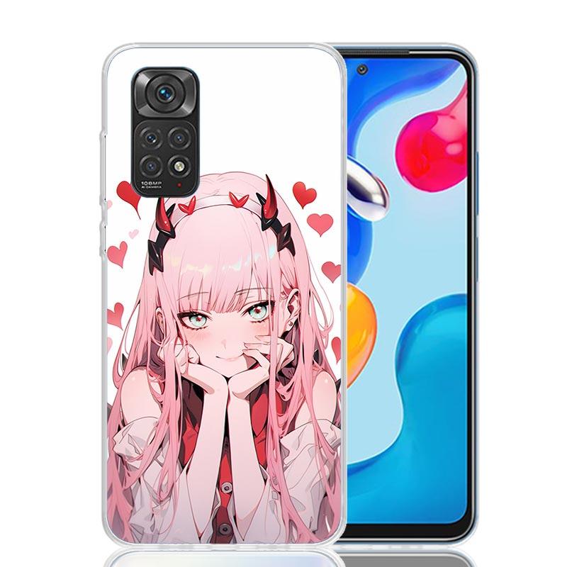 DARLING FRANXX Z-Zero Two Phone Case For Xiaomi Redmi Note 15 14 13 12S 12 Pro Plus 11S 11E 11 11T 10S 10 Art Soft Pattern Cover