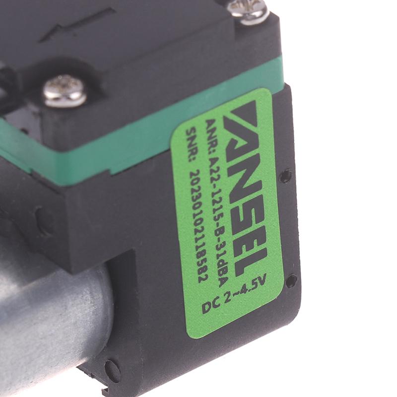 Mini Vakuumpumpe DC2-5V 85mA Mikro-Luftpumpe 650ml/min Durchflussrate -400mbar Vakuumgrad Kleine Luftpumpe Gasdetektions-Probenahmepumpe