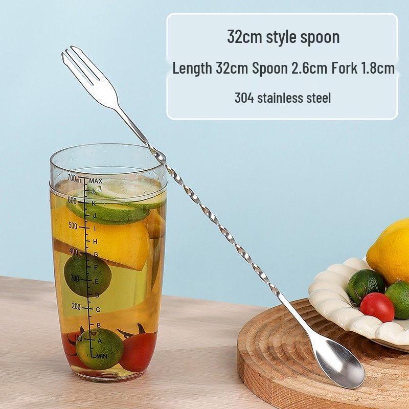 ZISIZ 304 Stainless Steel Long Bar Spoon