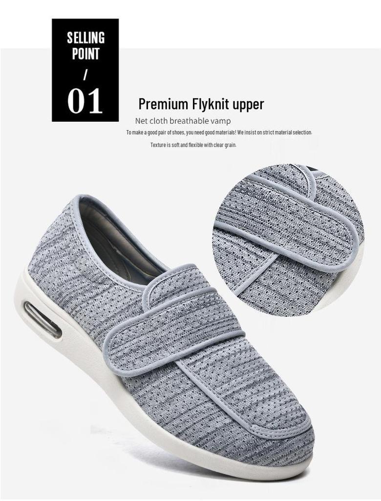 Healthy Step Adjustable Wide-Fitting Shoes for Seniors - Unisex