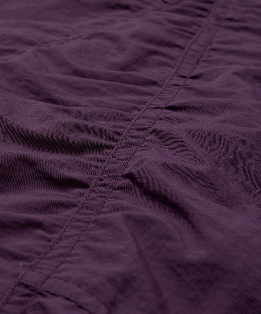 Brown Bless W Tag Puckering Nylon Skirts - Purple