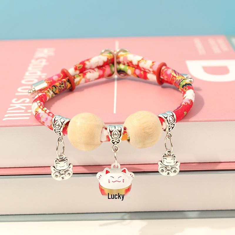 Japanese Style Camphor Wood Pet Collar - Insect Repellent for Cats & Dogs