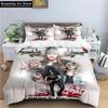 3D Print Guns N Roses GNR Band Retro Bedding Set Cute Quilt Cover Bed Cover With Pillowcase Twin Single Queen King Size Boys
