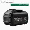 Green Forest Master 21V Lithium Battery Charger for Hand Drill, Angle Grinder, Electric Wrench, and Pistol Drill