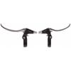 Alhonga V-brake Levers Set / Cantilever 4-finger Black / Silver