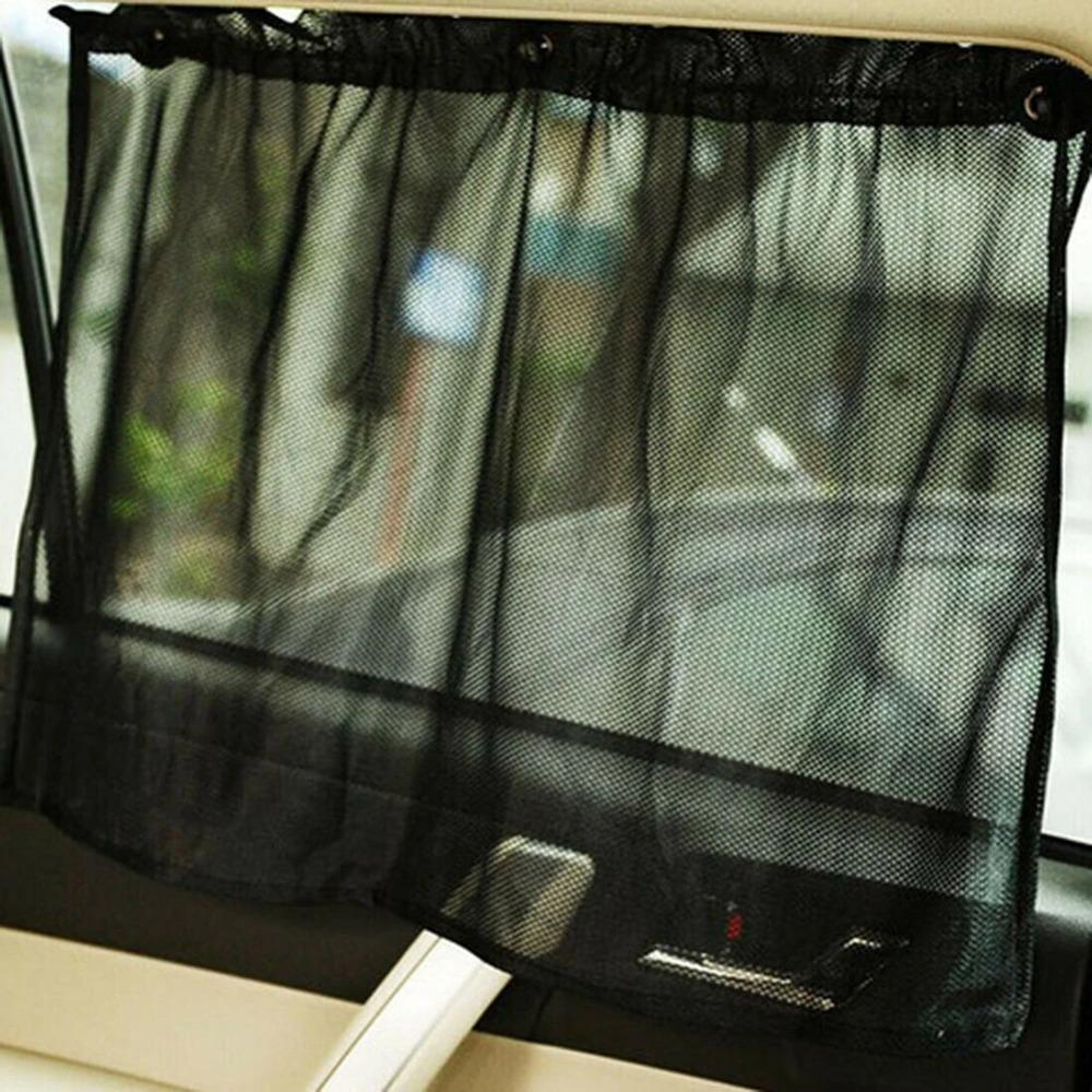 2pcs Sun Protection Car Sunscreen Curtains Sun Side Window Shade Curtain  Car Interior Accessories