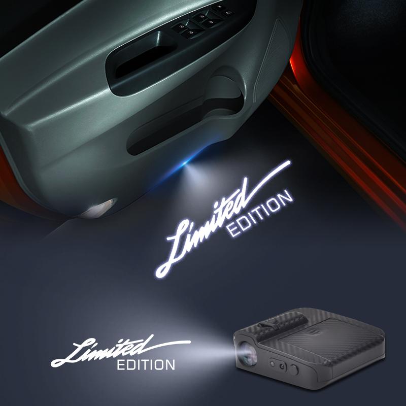 Limitierte Edition Logo Drahtloser Türprojektor LED Willkommensleuchten für Volvo Peugeot Citroen Vauxhall Ford Hyundai