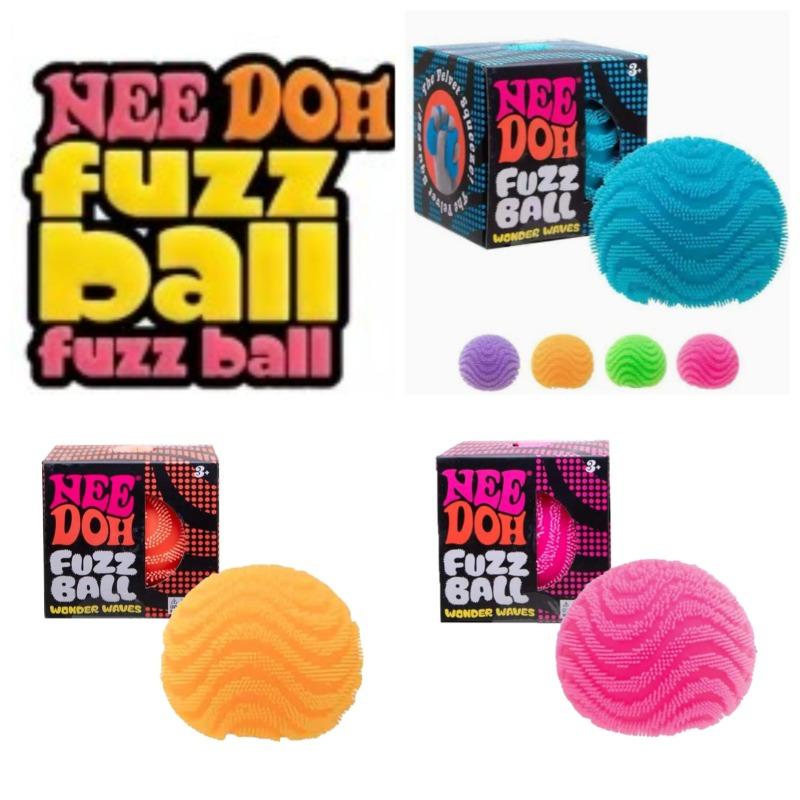 Hot Needoh Fuzz Ball Waves Sensory Squeezing Wool Ball Toy Texture Stress Relieving Adult And Children'S Toys Gifts