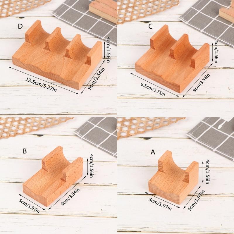 Elegant Wood Display Stand Cuisine Display Holder Sushi Display Plate Tacos Display Rack Wood Material for Sushi Tacos