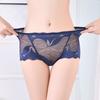 Breathable Lady Panties Sexy Lace Hollow-out Design Women Briefs for Sleeping