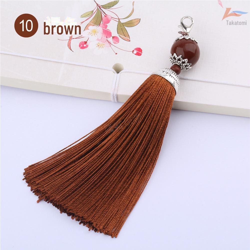 Ciucure Mediu de 8cm cu Închizătoare Tip Homar pentru Artizanat și Decorațiuni de Evantai