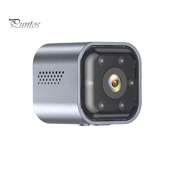 

1080P Wi-Fi камера з інфрачервоним нічним баченням Рішення для домашньої безпеки HD-сумісна камера з функцією виявлення руху на карті пам’яті срібло сірий колір