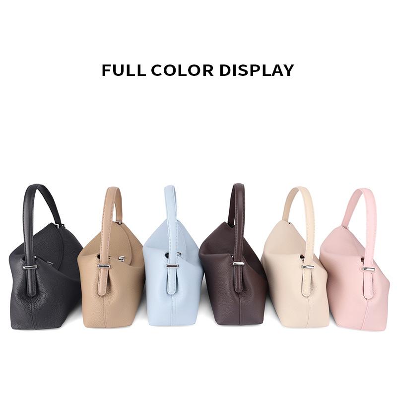 Single-shoulder Crossbody Bag, Genuine Leather Handbag, Simple and Fashionable, Versatile Accessory.