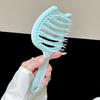 Cute Cat Ear Detangling Hair Brush Self Cleaning Design Soft Massage Bristles For Daily Hair Care Home Travel Use