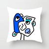 Abstract Emoticon Pattern Pillowcase Car Ornaments Office Living Room Home Pillowcase