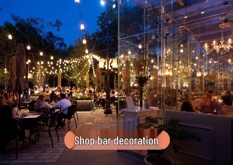 Outdoor Waterproof Solar LED G50 Bulb String Lights