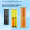 For 21700 Battery Storage Box USB C Quick INstalls Case Transparent Enclosure 4 Cell Holder Not Need Welding