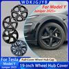 For Tesla Model Y Juniper 2025+19 inch Wheel Cover High Performance Wheel Cover Replacement Wheel Cover Decorative Accessories