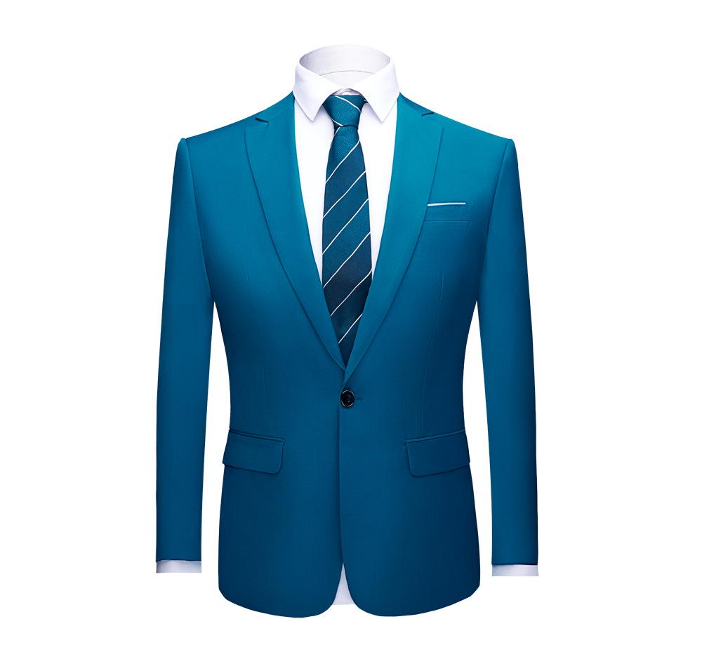 Men's Slim Fit Casual Blazer - Business & Groomsman Jacket