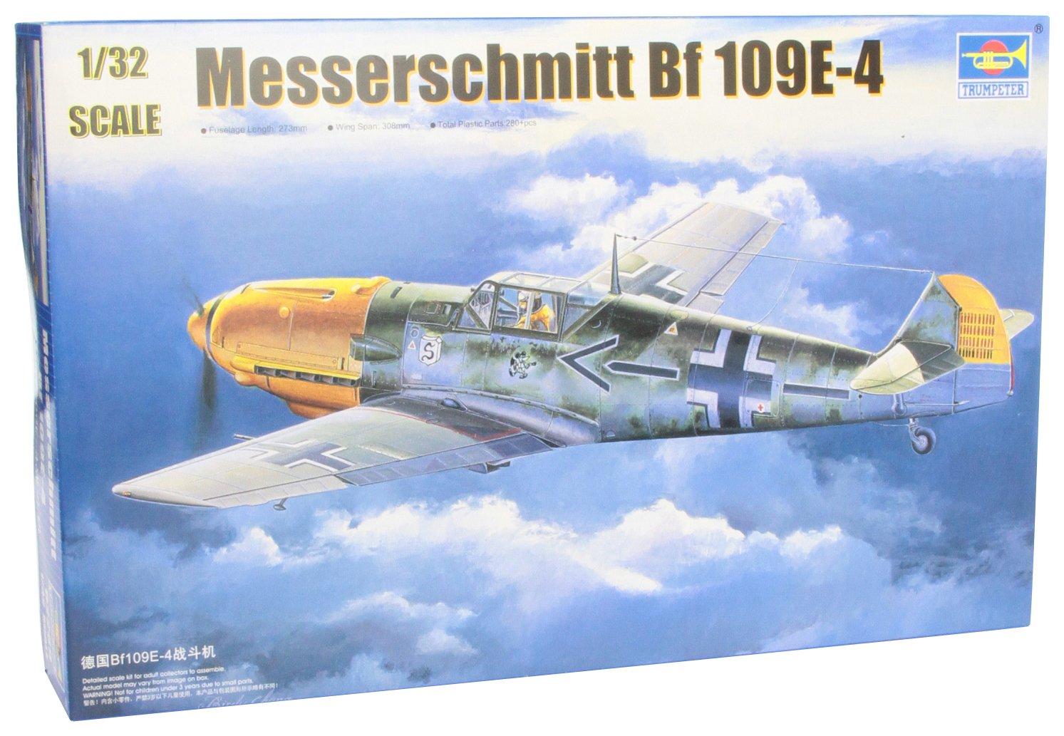 

Trumpeter German Messerschmitt Bf109 Plastic Model 1/32 E-4