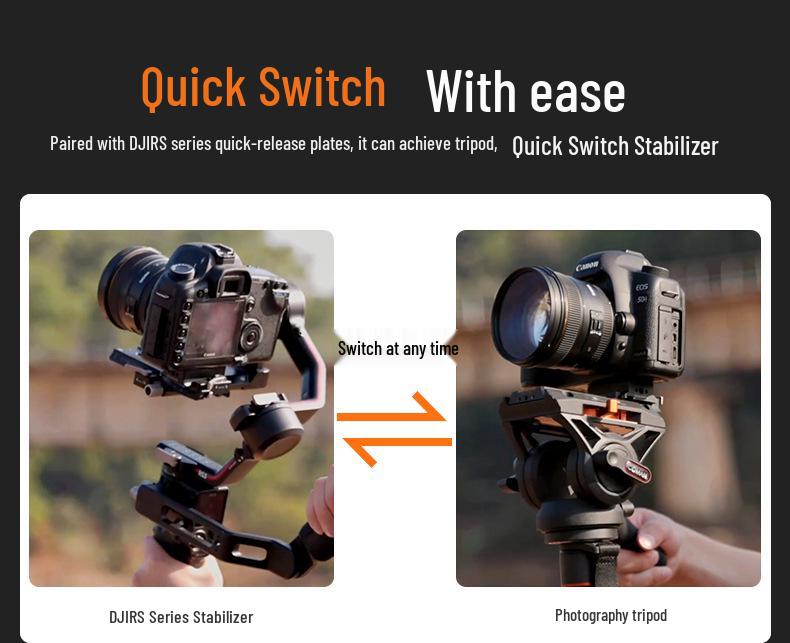 8K Man FF06S Portable DSLR & Mirrorless Camera Tripod and Monopod Stand for Video & Photography