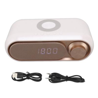 Alarm Clock Radio with Wireless Charging Bluetooth Speaker LED Digital Alarm Clock FM Radio