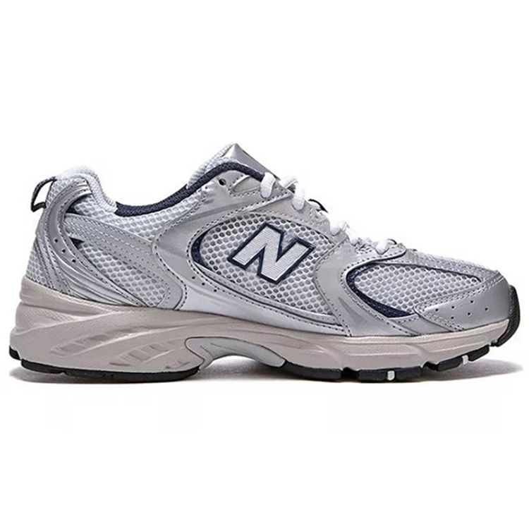 New Balance 530 Steel Grey Unisex Sneakers Silber Weiß Marine MR530KA