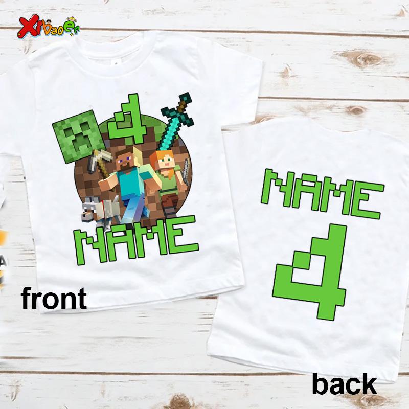 9th Birthday Boy Shirt 10th Birthday Outfit Summer Theme T-shirt Kids Matching Outfits Birthday T Shirt 8th 7th 6th Boys Shirts