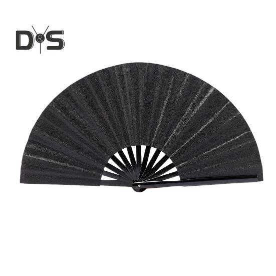 10 Zoll Bunter Volkshandwerk-Handfächer Ergonomischer Griff Tanzaufführung Theaterfächer Stilvolles Accessoire