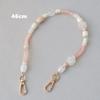 New Woman Bag Accessory Colorful Wood Resin Beads Handcrafted Wristband Acrylic Bag Chains Women Replacement Bag Handle Chain