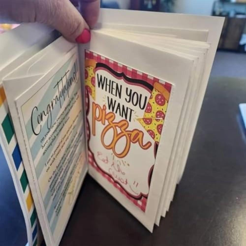 Keepsake College Survival Gift Card Book Christmas Festive Card Organizer  for Her-Him-Friends-Son