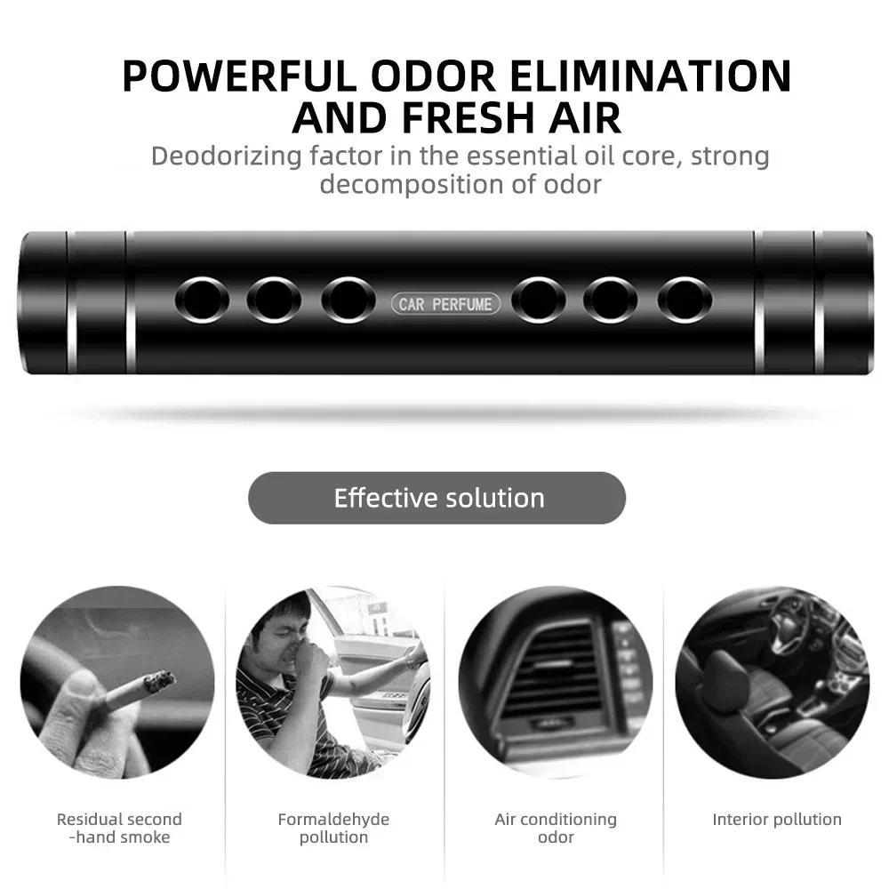 Car Air Freshener Smell Vent Perfume Flavoring Remove Odors Aroma Car Air Conditioning Clip Magnet Diffuser Solid Perfume