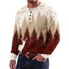 Herren Weihnachtspullover mit Aufdruck Feiertags-Grafikpullover für Winterparty Freizeitkleidung